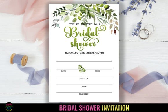 Download Bridal Shower Party Invitations Template - Bridal shower Collection