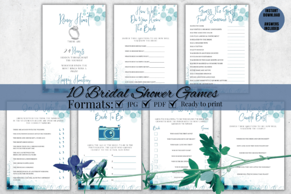 Download Printable Bridal Shower Games - Bridal shower Collection