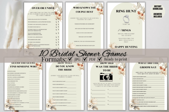 Download Printable Bridal Shower Games - Bridal shower Collection
