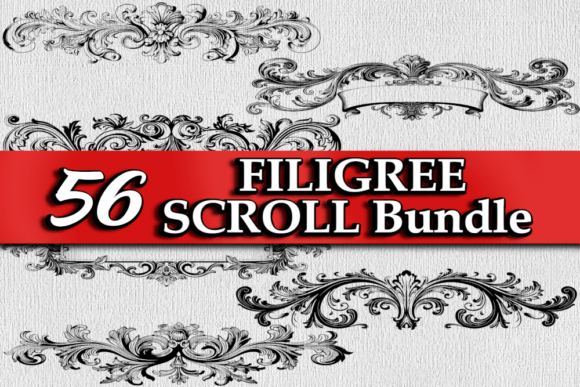 Download Filigree Scroll Bundle - Premium Resources