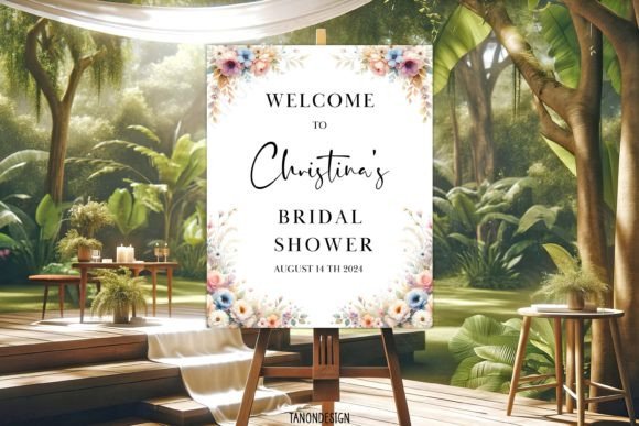 Download Bridal Shower Welcome Sign Template - Bridal shower Collection